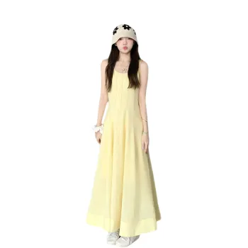 Udon House Sleeveless Dress Women's Custard
