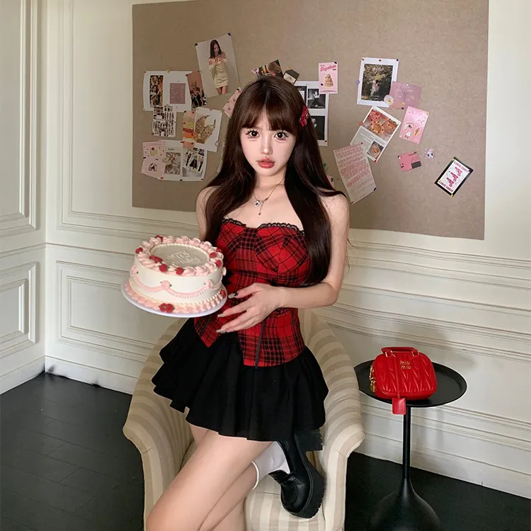 Udon House Two Piece Skirt Sets Women's-1