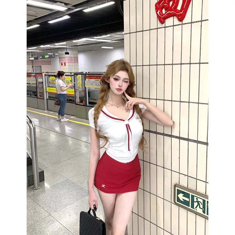 Udon House Two Piece Skirt Sets Women's-1
