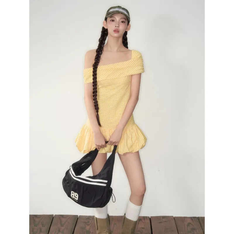 Udon House Short Sleeved Dress Women's-2