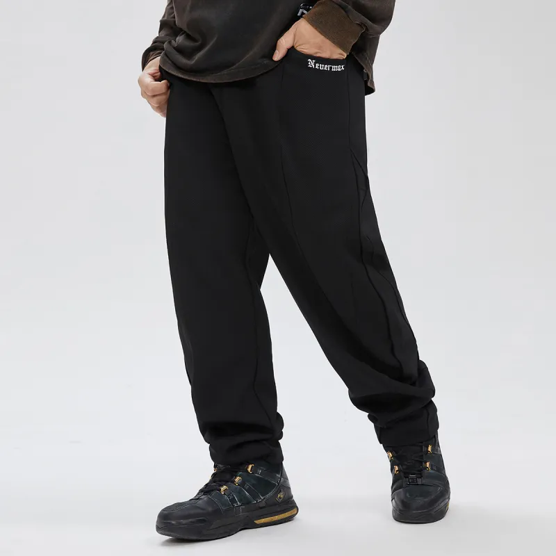 N MAX Casual Pants Men Black-3