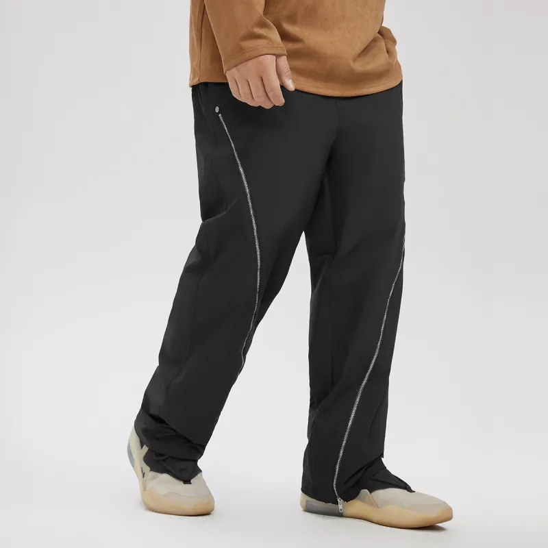 N MAX Casual Pants Men Black-3