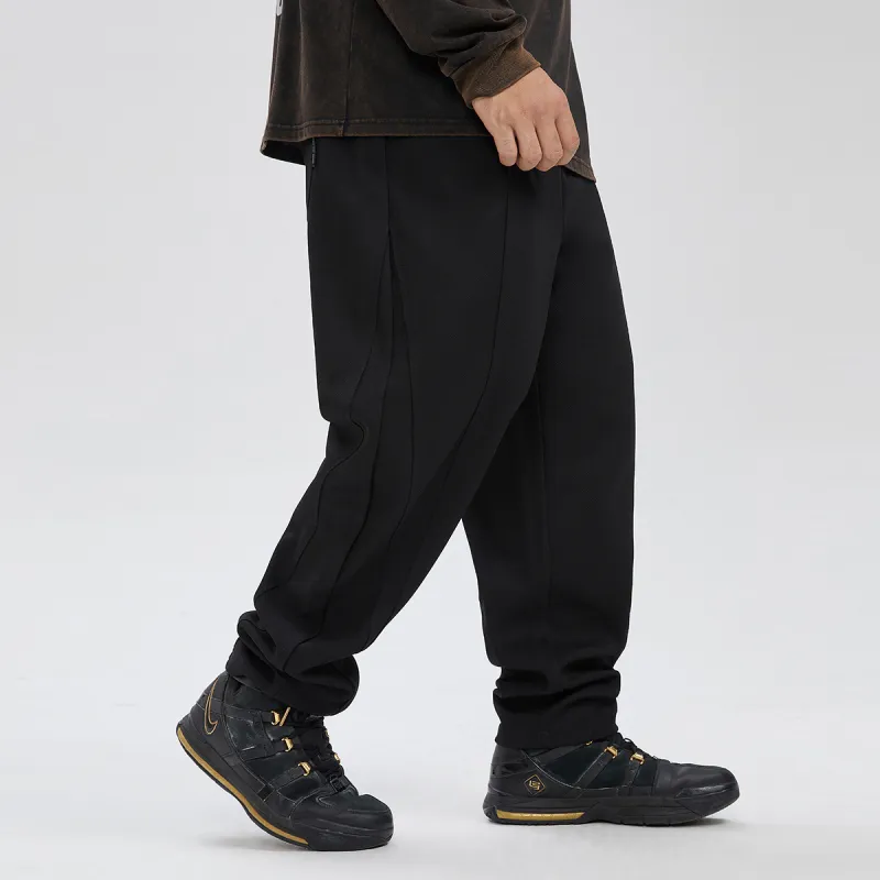 N MAX Casual Pants Men Black-4