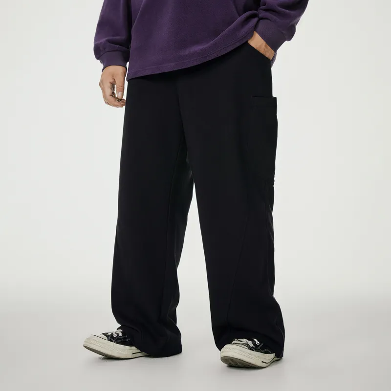 N MAX Casual Pants Men Black-4