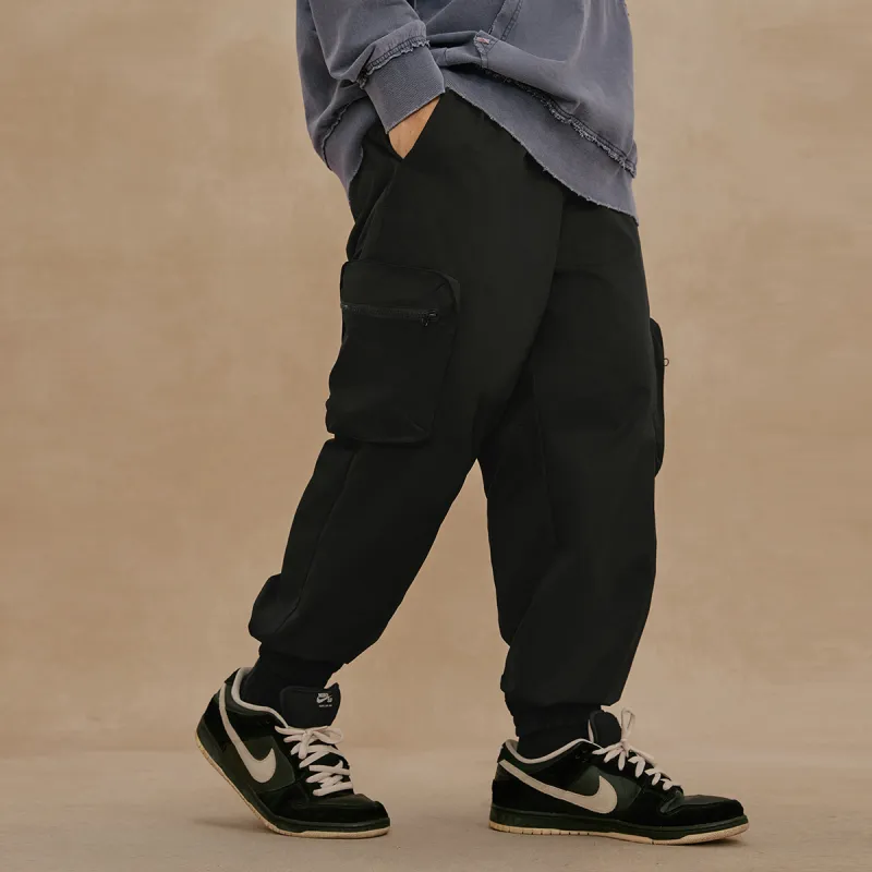 N MAX Casual Pants Men Black-2
