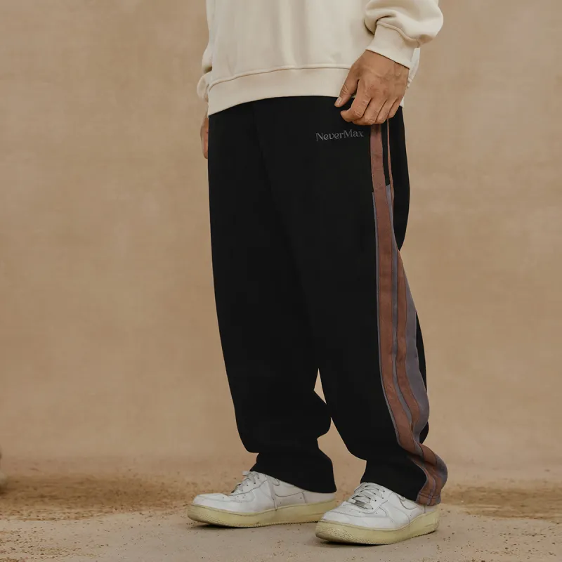 N MAX Casual Pants Men Black-4