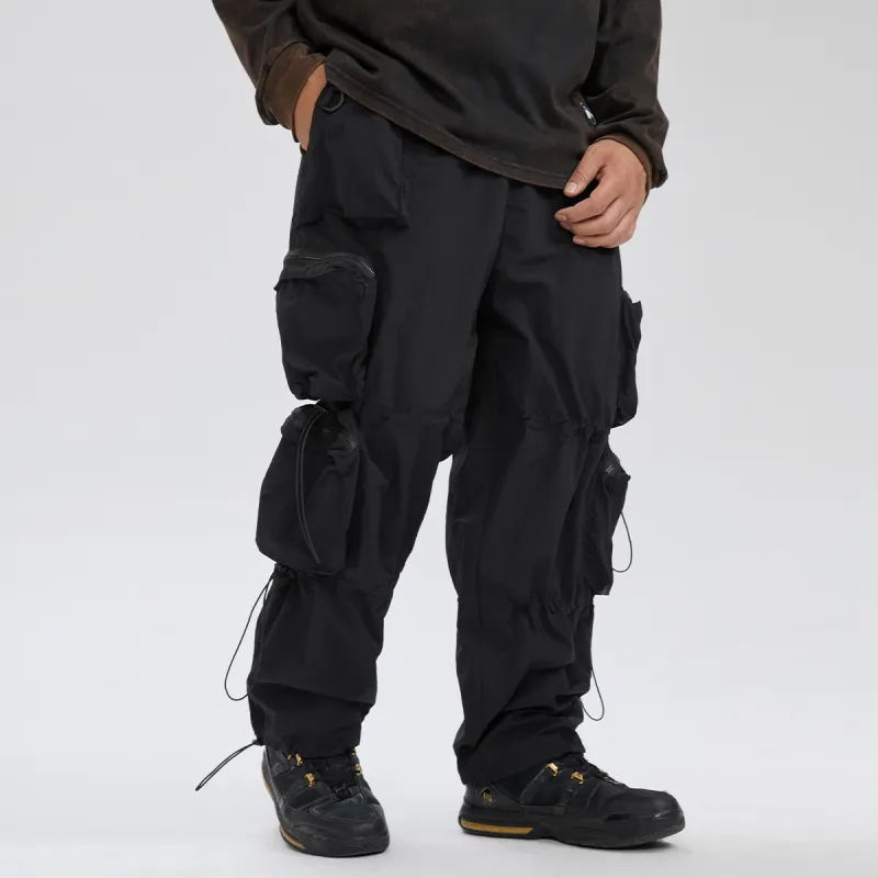 N MAX Casual Pants Men Black-5