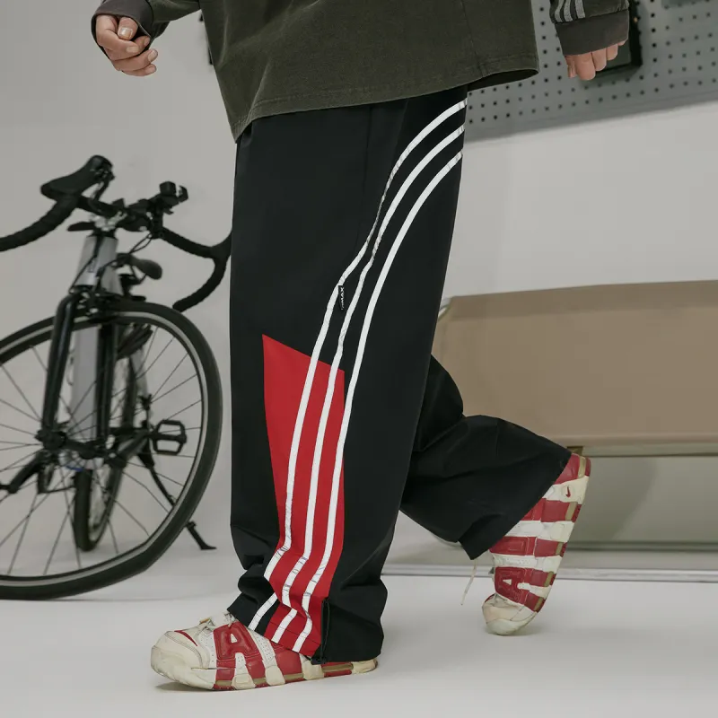 N MAX Casual Pants Men Black-2