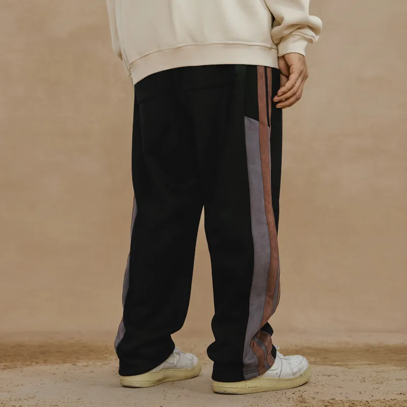 N MAX Casual Pants Men Black-3