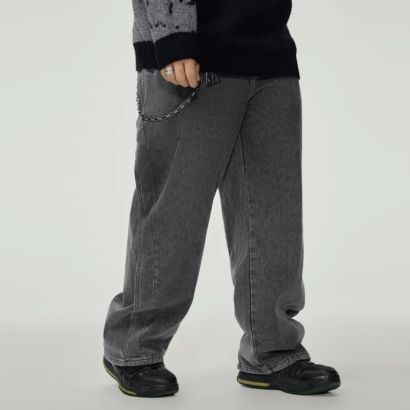 N MAX Jeans Men Denim Black-4