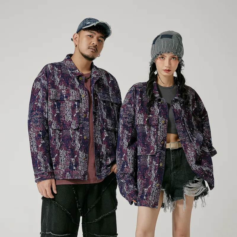 N MAX Jackets Men Purple-5