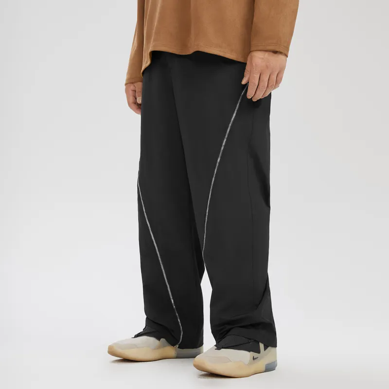 N MAX Casual Pants Men Black-5