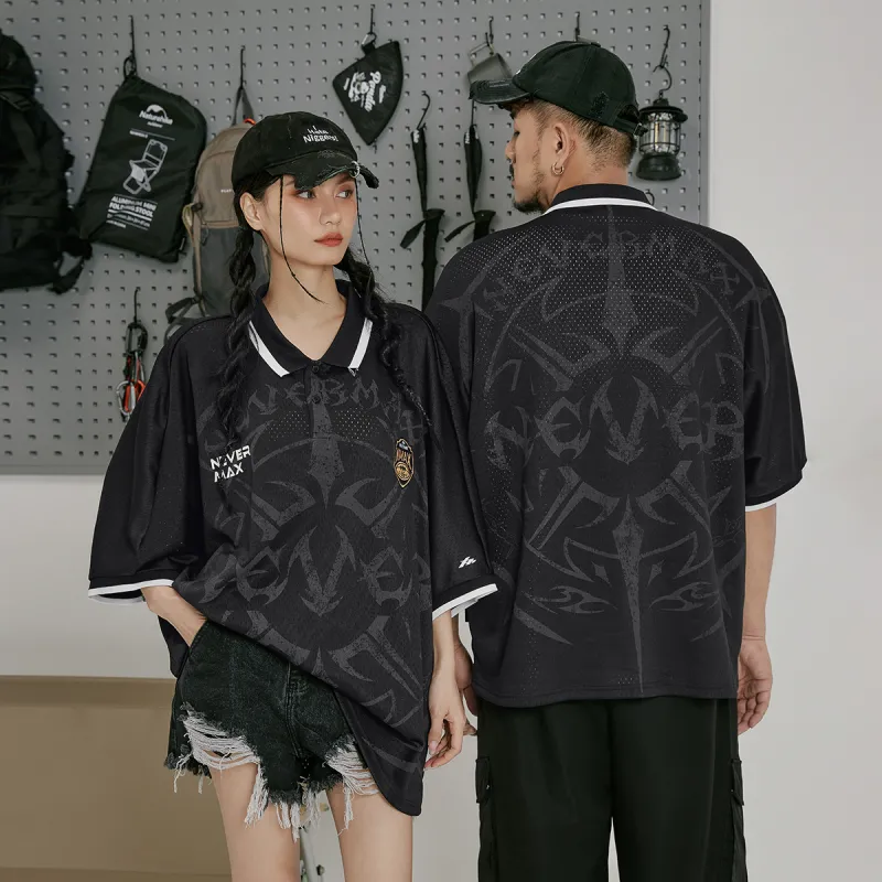N MAX Polo Shirts Men Black-3