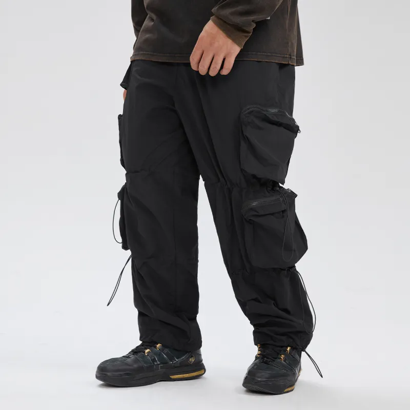 N MAX Casual Pants Men Black-2