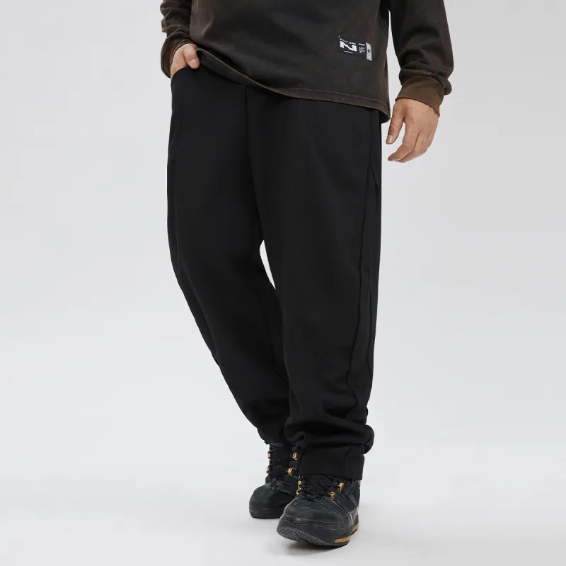 N MAX Casual Pants Men Black-5