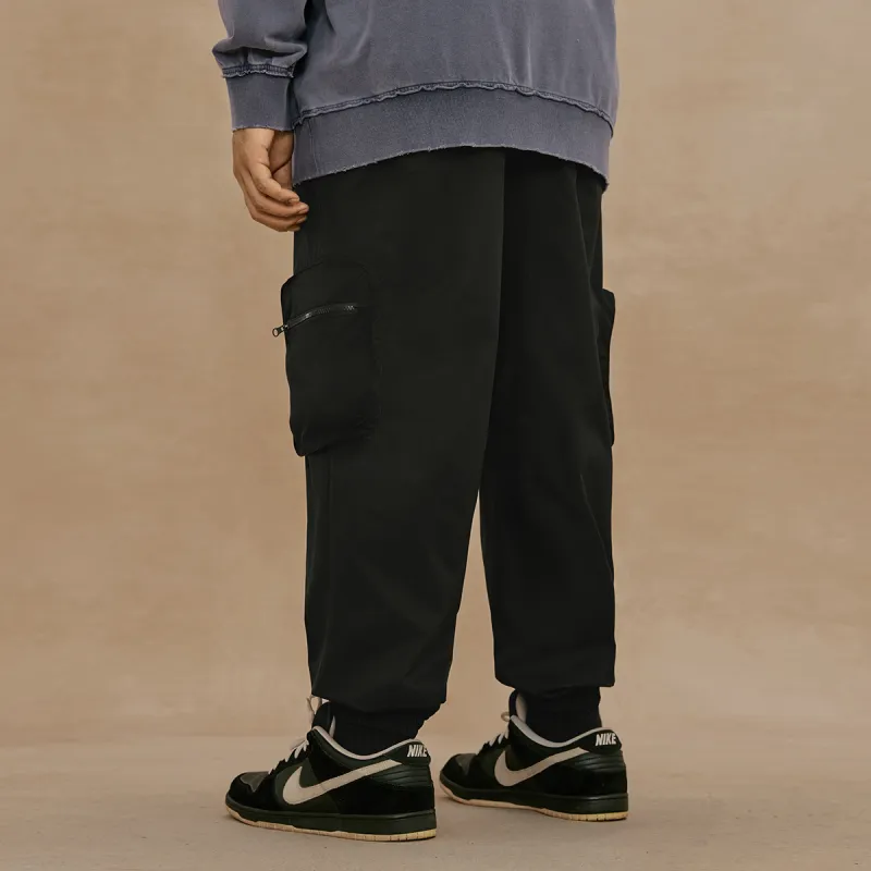 N MAX Casual Pants Men Black-4