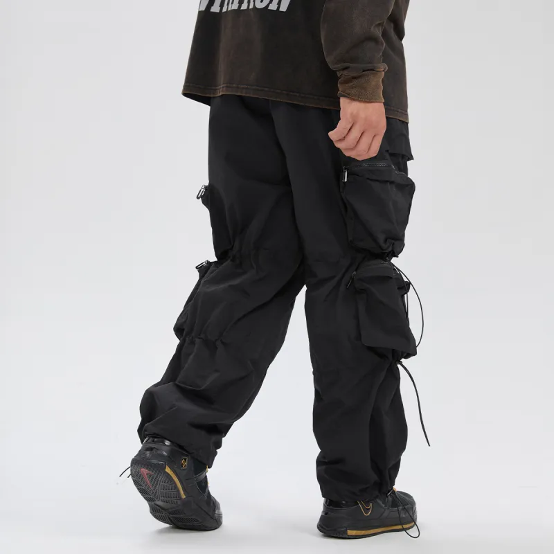 N MAX Casual Pants Men Black-4