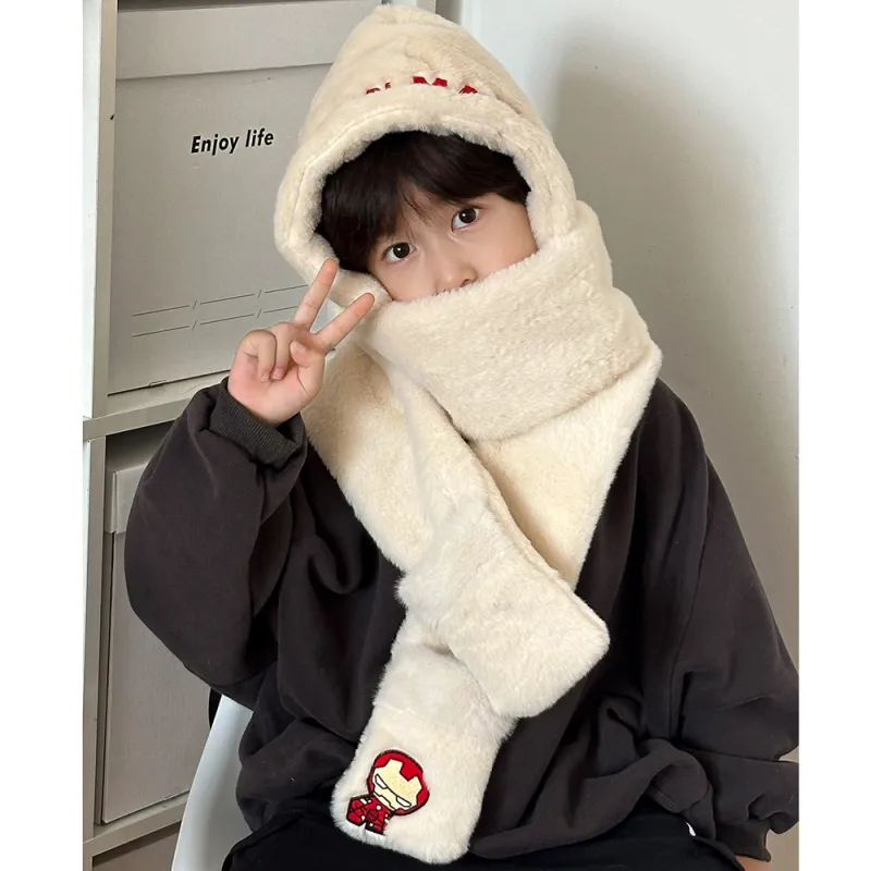 MARVEL Polyester Hoods & Plush Hats Kids'-13