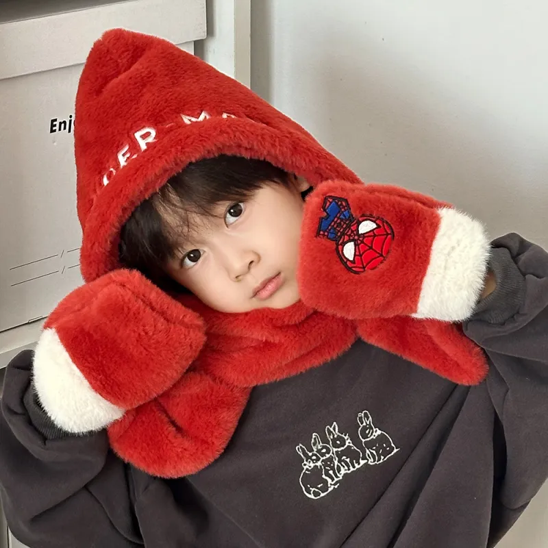 MARVEL Polyester Hoods & Plush Hats Kids'-4