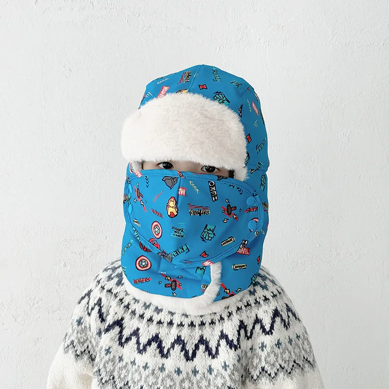 MARVEL Polyester Trapper Hats Kids'-31