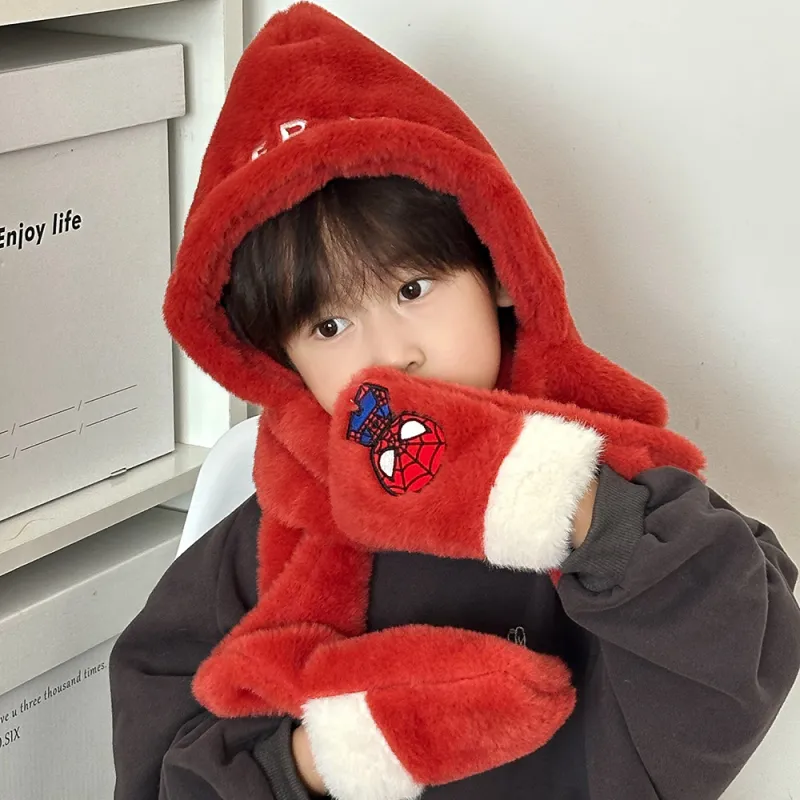 MARVEL Polyester Hoods & Plush Hats Kids'-3
