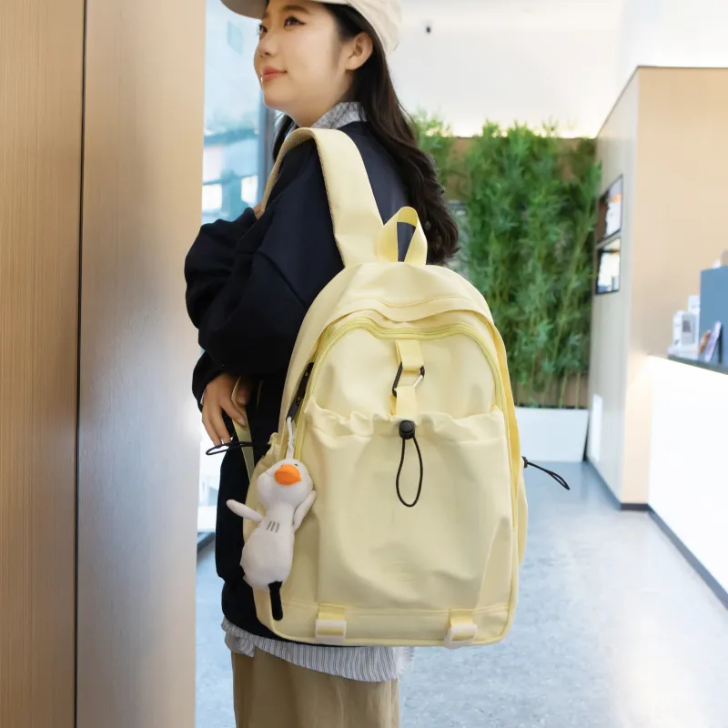 TANGCOOL Nylon Backpack Unisex Multicolor-8