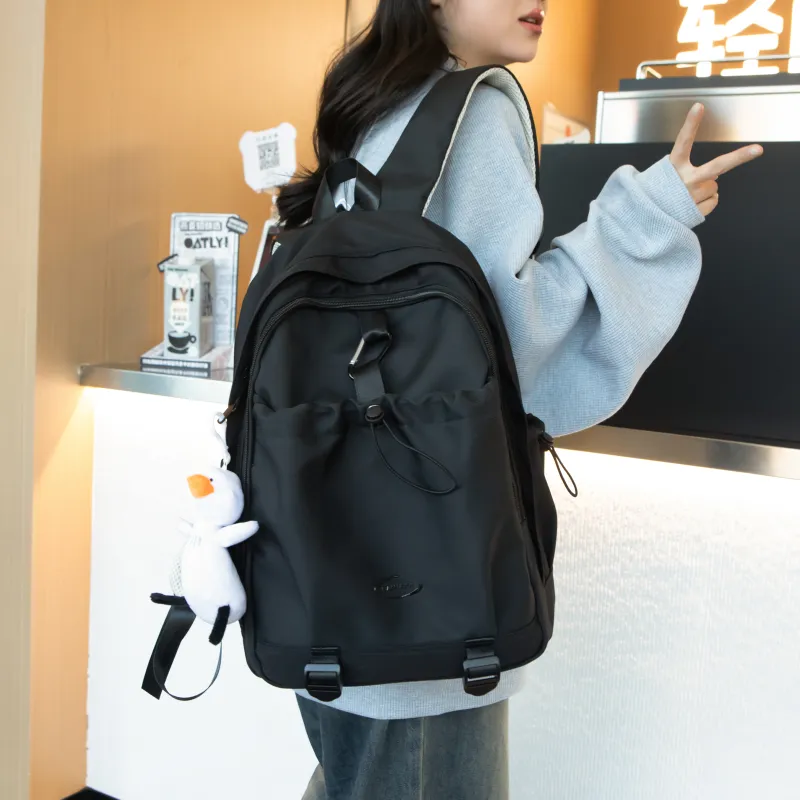 TANGCOOL Nylon Backpack Unisex Multicolor-5