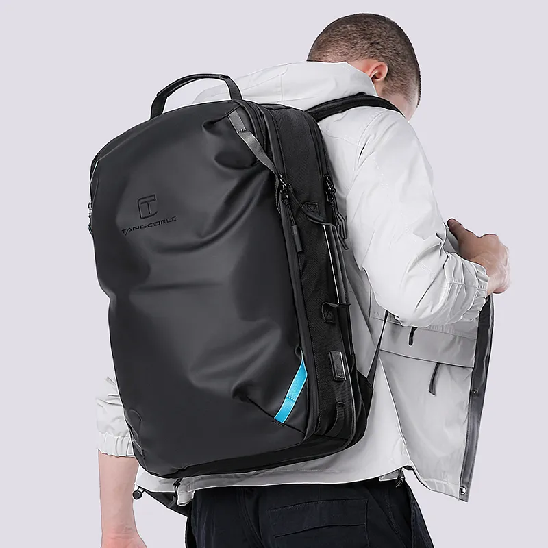 TANGCOOL Oxford Backpack Regular Men's Black-3