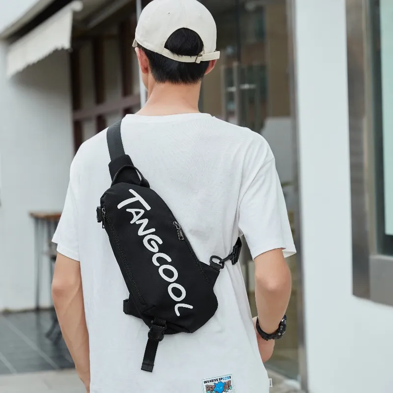 TANGCOOL Nylon Sling Bag Regular Unisex Multicolor-1