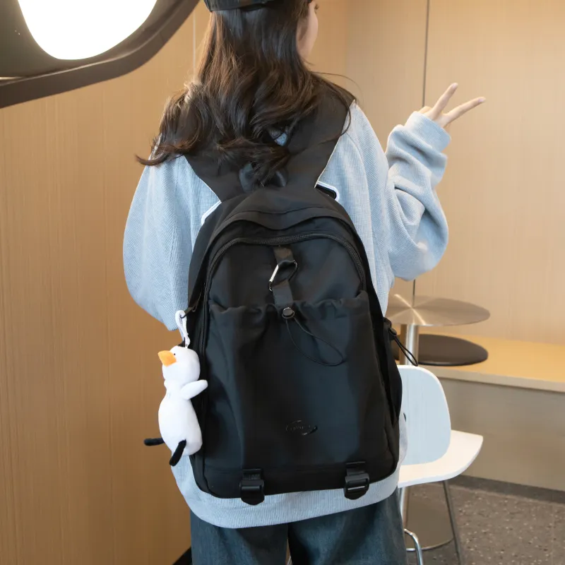 TANGCOOL Nylon Backpack Unisex Multicolor-4