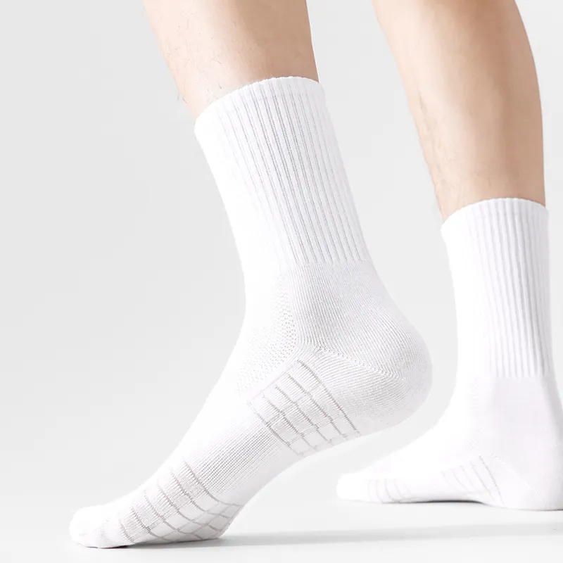 SHIWAJI Mid Calf Socks Men's Shopping Bag 5 Pack-3