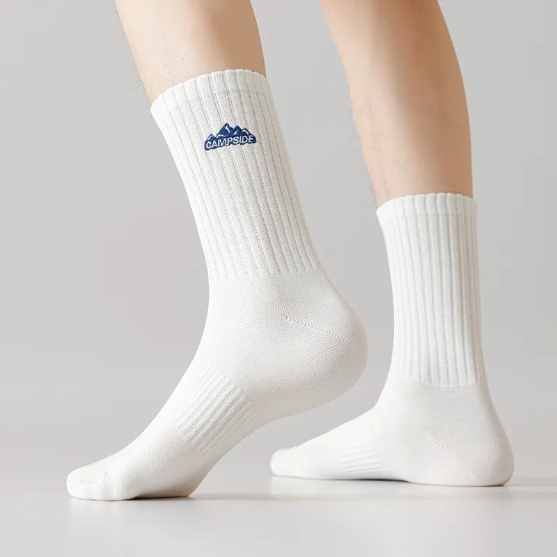 SHIWAJI Mid Calf Socks Men's 4 Pack-5