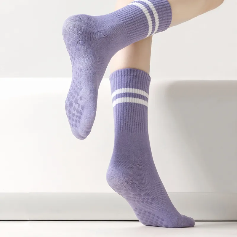 SHIWAJI Mid Calf Socks Women's 2 Pack-6