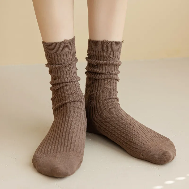 SHIWAJI Mid Calf Socks Unisex 4 Pack-13