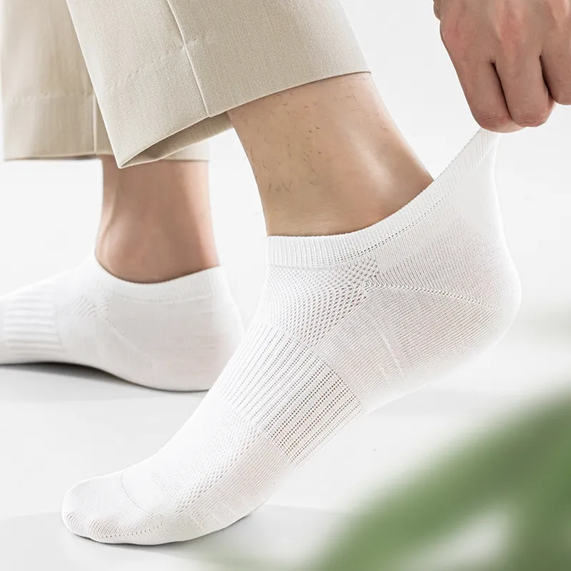 SHIWAJI No Show Socks Men's Shopping Bag 5 Pack-1