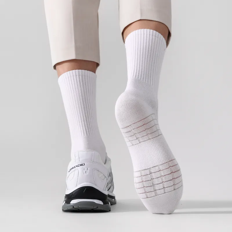 SHIWAJI Mid Calf Socks Men's 4 Pack-9
