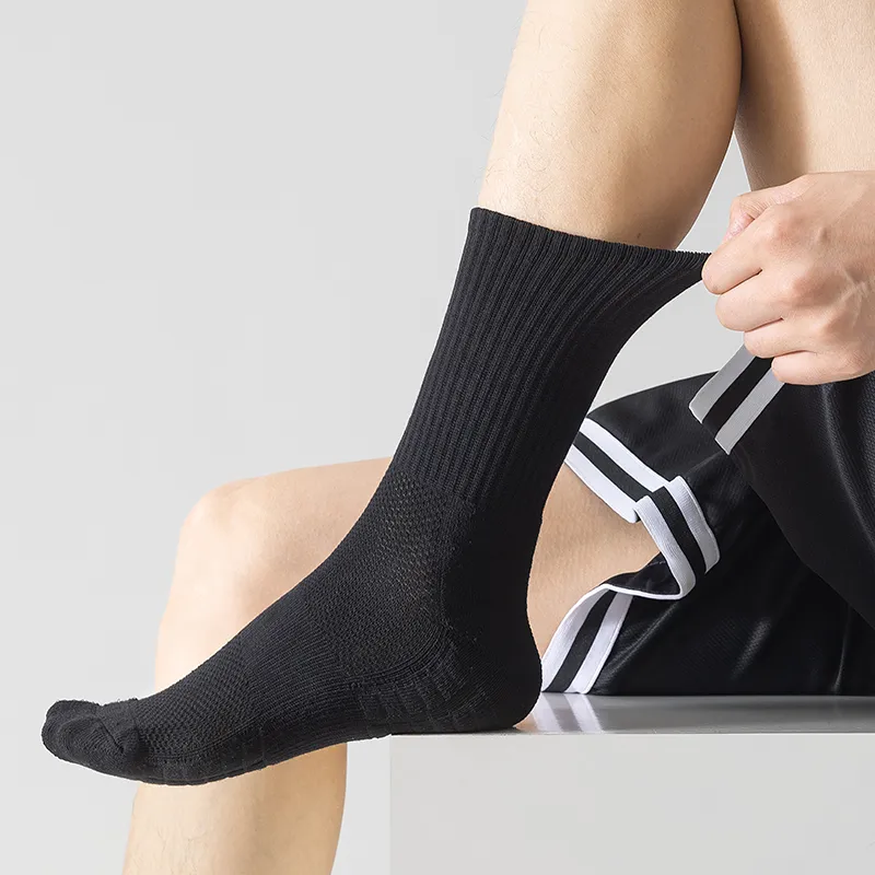 SHIWAJI Mid Calf Socks Men's 4 Pack-3