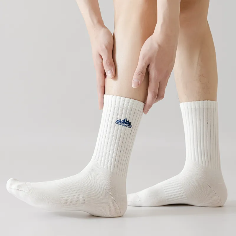SHIWAJI Mid Calf Socks Men's 4 Pack-2