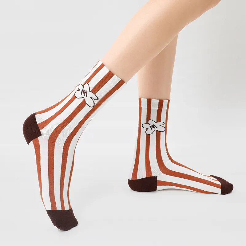 SHIWAJI Mid Calf Socks Unisex 5 Pack-1