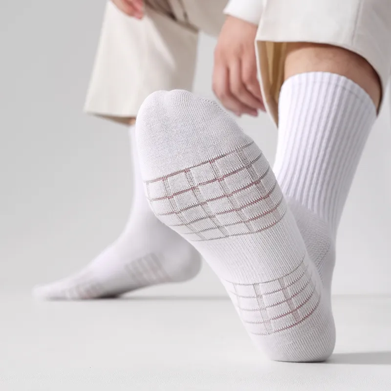 SHIWAJI Mid Calf Socks Men's 4 Pack-14
