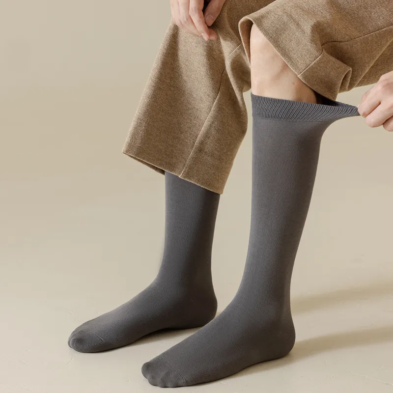 SHIWAJI Knee High Socks Men's 2 Pack-8