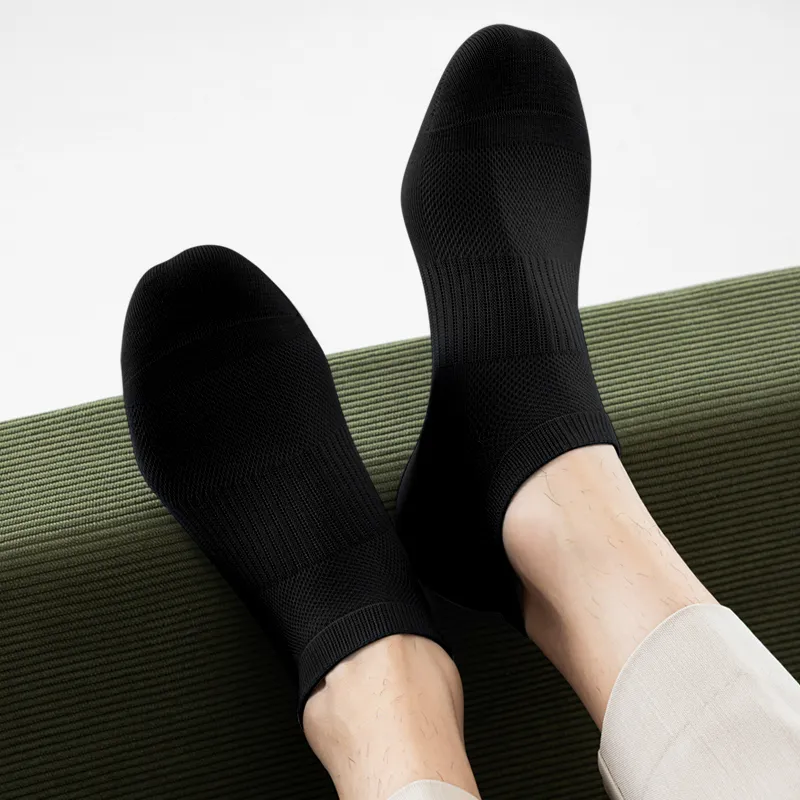 SHIWAJI No Show Socks Men's Shopping Bag 5 Pack-5