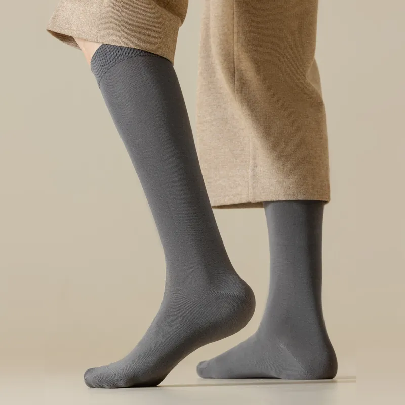 SHIWAJI Knee High Socks Men's 2 Pack-6