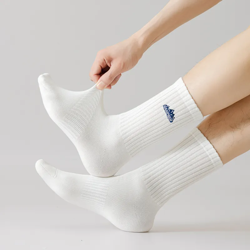 SHIWAJI Mid Calf Socks Men's 4 Pack-3