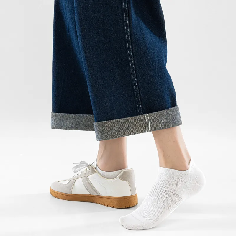SHIWAJI No Show Socks Men's Shopping Bag 5 Pack-7