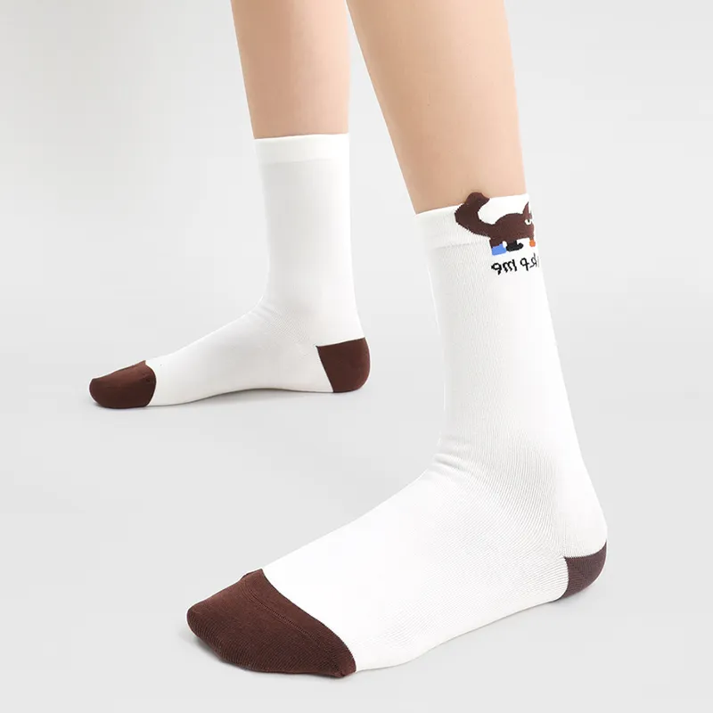 SHIWAJI Mid Calf Socks Unisex 5 Pack-3