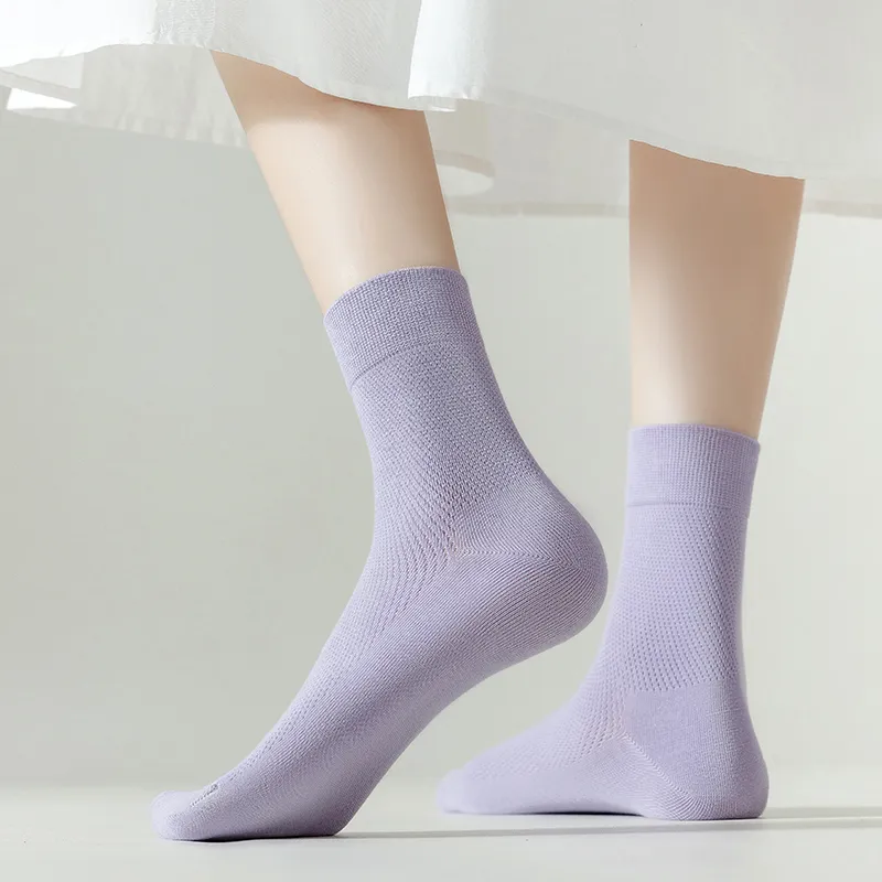 SHIWAJI Women's Mid Calf Socks-7