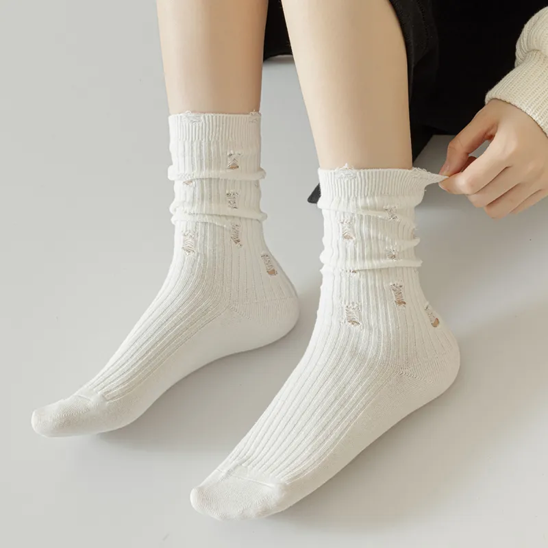 SHIWAJI Mid Calf Socks Unisex 4 Pack-3