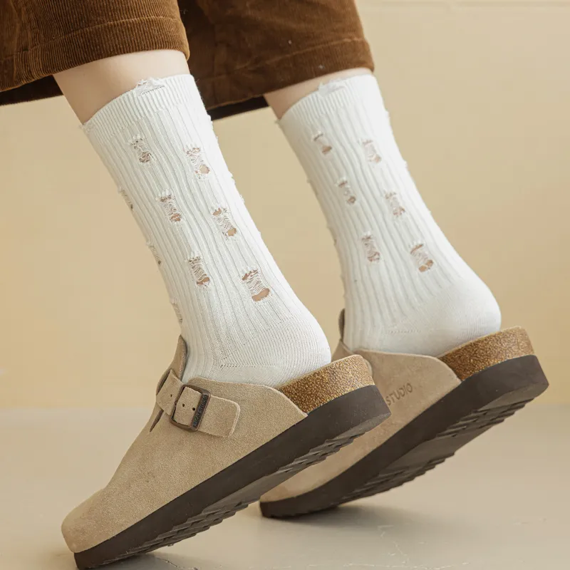 SHIWAJI Mid Calf Socks Unisex 4 Pack-1