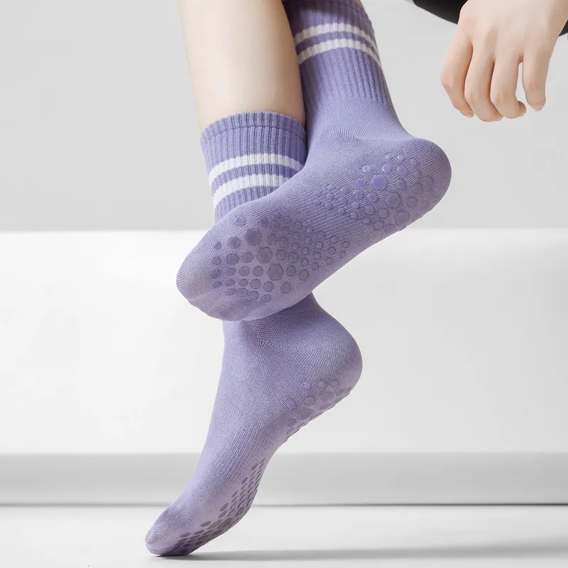 SHIWAJI Mid Calf Socks Women's 2 Pack-3